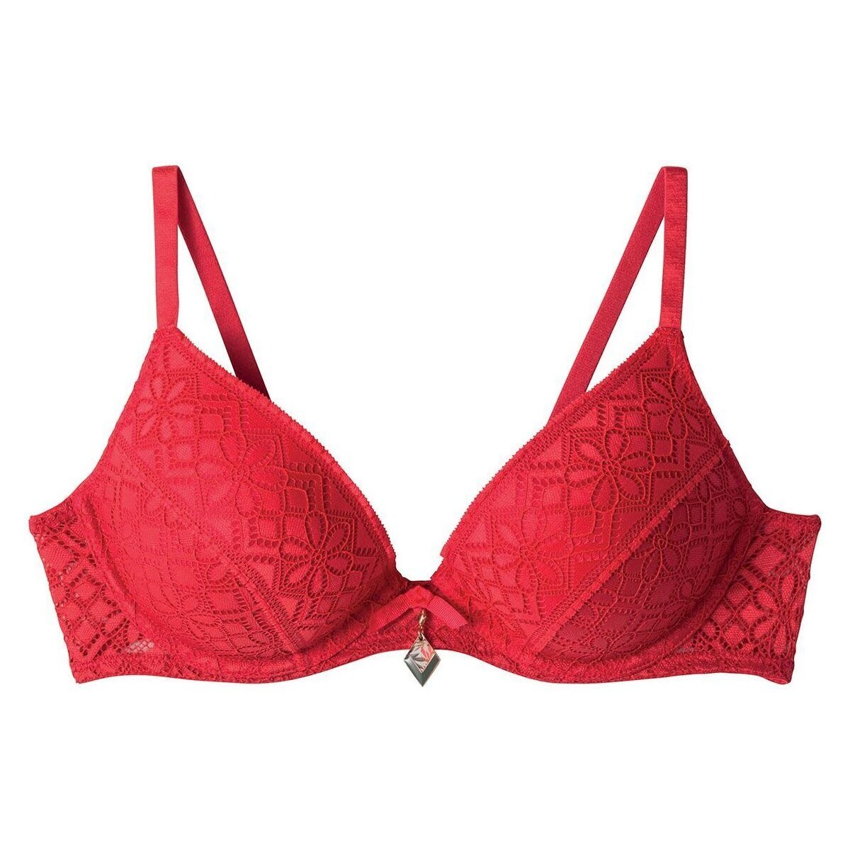 Sous-vêtements Femme Rembourrés Pomm'poire Soutien-gorge ampliforme coque moulée rouge Absinthe Rouge