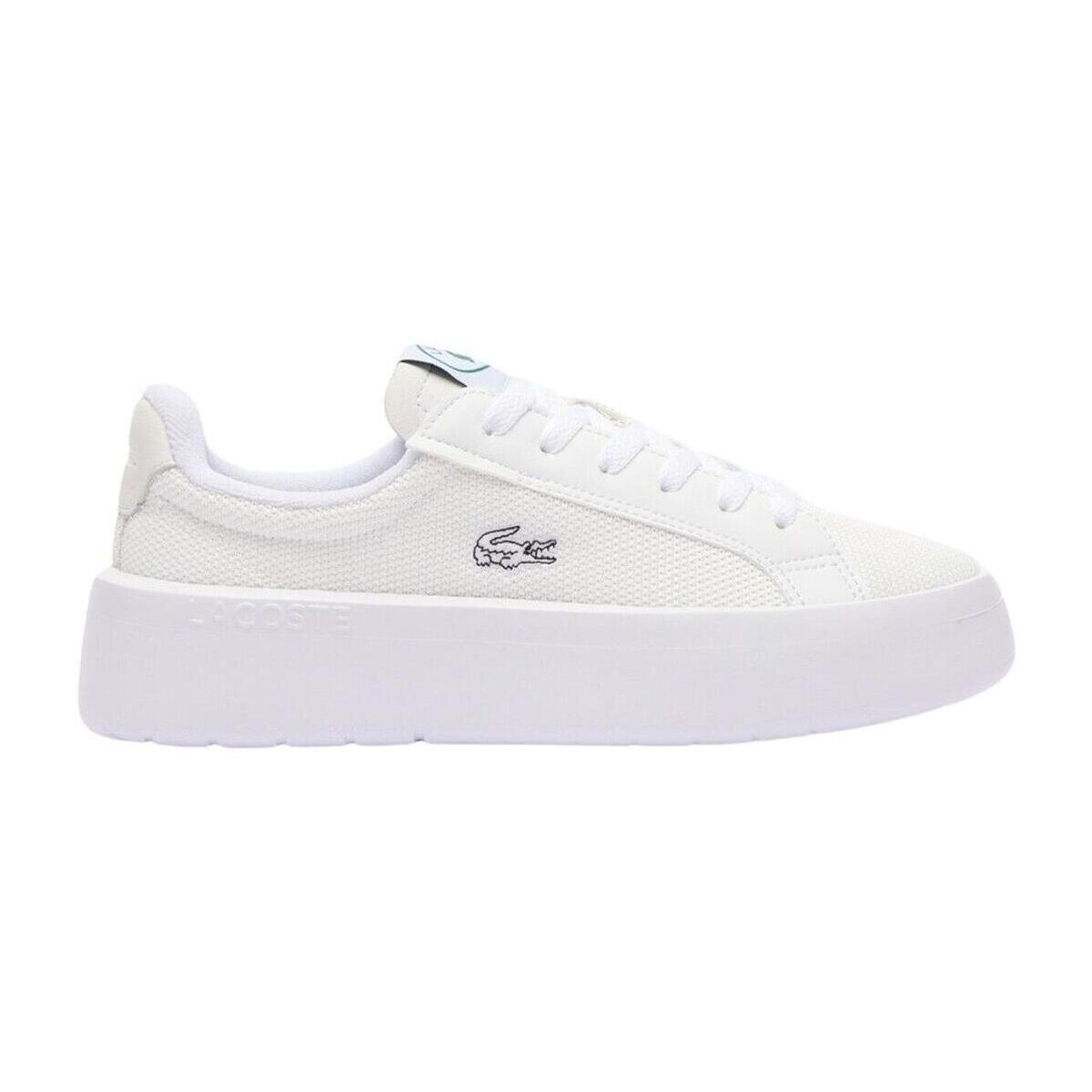 Chaussures Femme Lacoste Bomber Jackets  Blanc