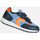 Chaussures Garçon Baskets mode Geox J ALBEN BOY bleu clair/orange