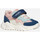 Chaussures Fille Baskets mode Geox B CIUFCIUF GIRL rose clair/bleu aviateur