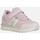 Chaussures Fille Baskets mode Geox J FASTICS GIRL rose/blanc