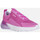 Chaussures Fille Baskets mode Geox J ACTIVART ILLUMINUS Violet