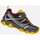 Chaussures Garçon Baskets mode Geox J MAGNETAR BOY B ABX gris foncé/jaune