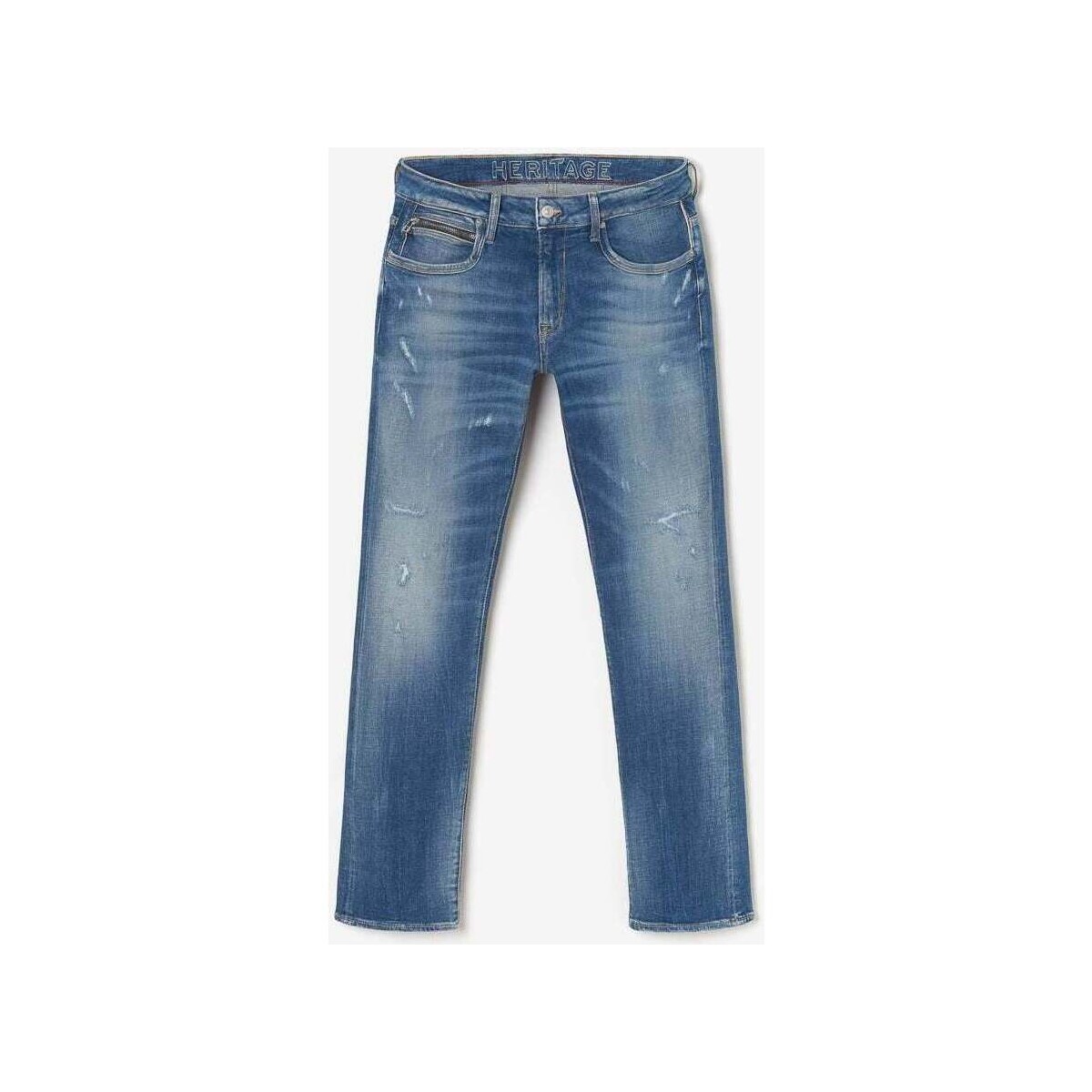 Vêtements Homme Jeans Le Temps des Cerises Ternas 800/12 regular jeans destroy bleu Bleu