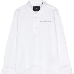 Vêtements Garçon Chemises manches longues John Richmond RBP24105CA Blanc