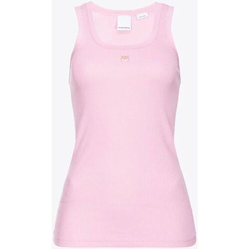 Vêtements Femme T-shirts Deluxe manches courtes Pinko CALCOLATORE 100807 A0PU-N98 Rose