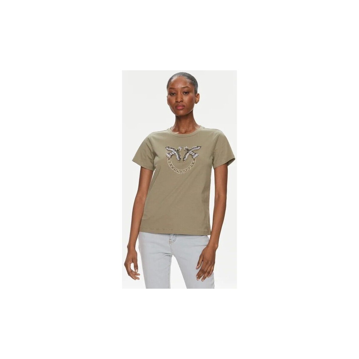 Vêtements Femme T-shirts & Polos Pinko QUENTIN 100535 A1R7-U84 Vert