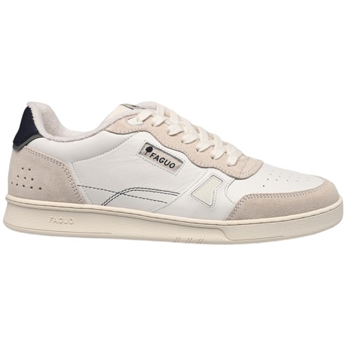 Chaussures Homme Baskets mode Faguo COMMUTE 1 BASKETS LEATHER Blanc