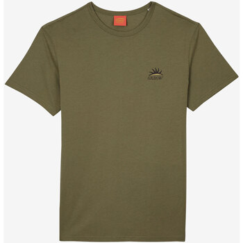 Vêtements Homme T-shirts manches courtes Oxbow Tee hoodie shirt manches courtes graphique TAUARI Vert