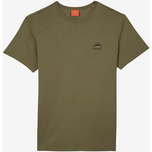 Vêtements Homme Aller au contenu principal Oxbow Tee shirt manches courtes graphique TAUARI Vert