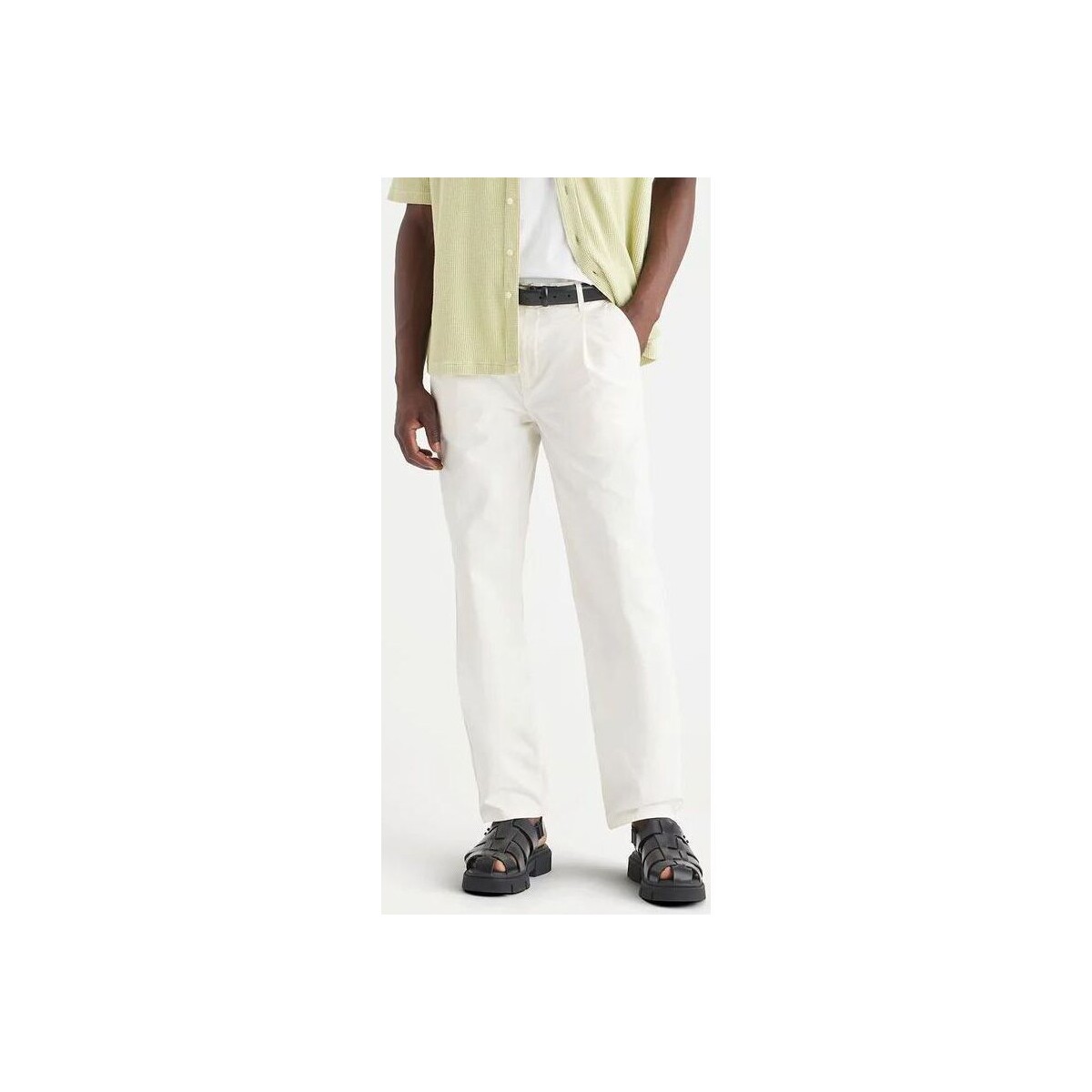 Vêtements Homme Pantalons Dockers A7532 0004 - CHINO RELAXED TAPARED-UNDYED Blanc