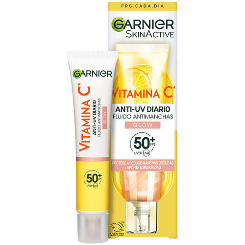 Beauté Femme Soins ciblés Garnier Skinactive Vitamina C Crema Anti-taches Spf50+ glow 