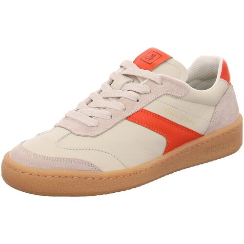 Chaussures Femme Baskets mode Marc O'Polo Badge Blanc