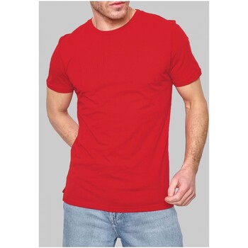 Vêtements Homme SAINT TROPEZ Pullover MilaSZ crema Kebello T-Shirt Rouge H Rouge