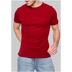 Vêtements Homme T-shirts manches courtes Kebello T-Shirt Bordeaux H Bordeaux