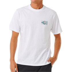 Vêtements Homme Polos manches courtes Rip Curl TRADITIONS TEE Blanc