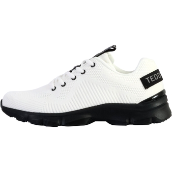 Chaussures Homme Baskets basses Teddy Smith Basket à Lacets Blanc