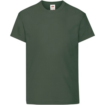 Vêtements Enfant T-shirts manches courtes Fruit Of The Loom SS12B Vert