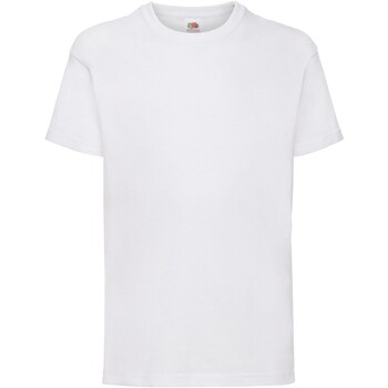 Vêtements Enfant T-shirts manches courtes Fruit Of The Loom SS6B Blanc