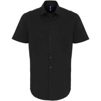 Vêtements Homme Chemises manches courtes Premier PR246 Noir
