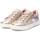 Chaussures Fille Baskets mode Xti 15081101 Doré