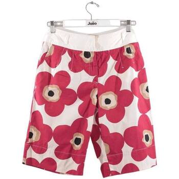 Vêtements Femme shirt Shorts / Bermudas D&G Bermuda en coton Rouge