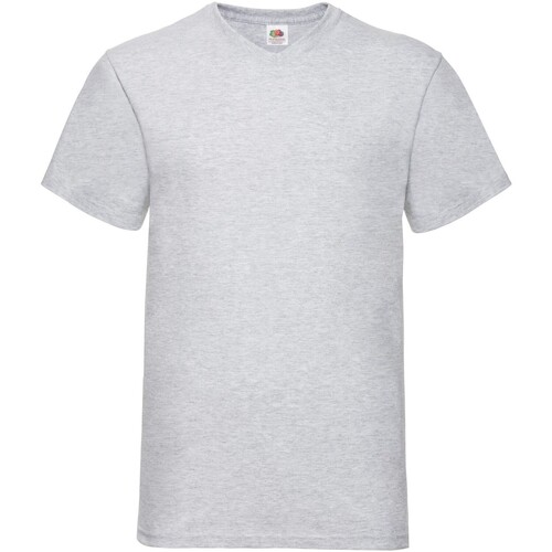 Vêtements Homme T-shirts manches longues Fruit Of The Loom SS034 Gris