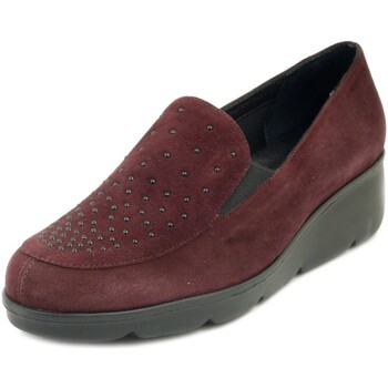 Soffice Sogno Femme Chaussures, Mocassin, Daim-22562 Rouge