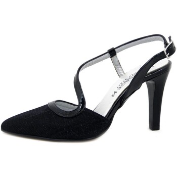 Chaussures Femme Escarpins Vernissage Femme Chaussures, Escarpin, Glitter Tissu-22174 Noir