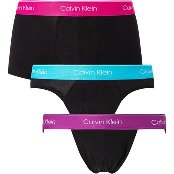 Sous-vêtements Homme Slips Calvin Klein Jeans Lot de 3 paquets multiples This Is Love Noir
