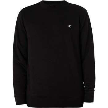 Vêtements Homme Sweats Calvin Klein Jeans Sweat-shirt à badge brodé sur la poitrine Noir