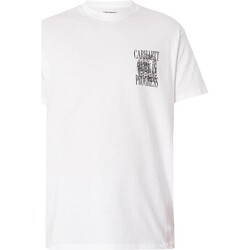 Vêtements Homme T-shirts manches courtes Carhartt Toujours un retour WIP T-shirt graphique Blanc