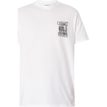 Vêtements Homme Recevez une réduction de Carhartt Toujours un retour WIP T-shirt graphique Blanc