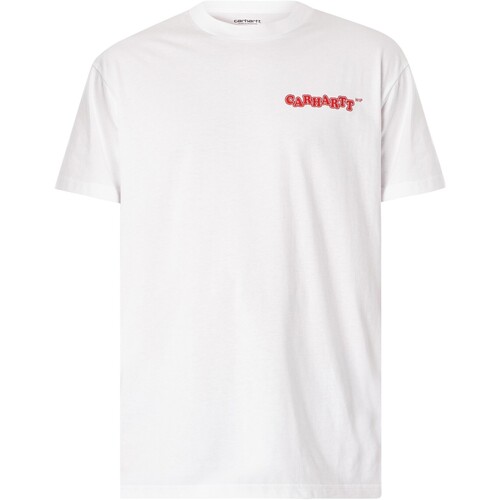 Vêtements Homme Les Tropéziennes par M Be Carhartt T-shirt de restauration rapide Blanc