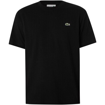 Vêtements Homme T-shirts manches courtes Lacoste T-shirt à  logo classique Noir