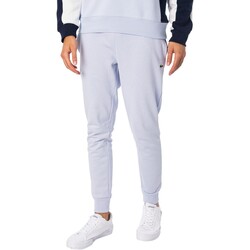 Vêtements Homme Pantalons de survêtement Lacoste Pantalon de jogging à logo en coton biologique Bleu