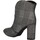 Chaussures Femme Low boots Café Noir HLF833 Argenté