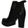 Chaussures Femme Low boots Rose Noire R561 Noir