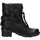 Chaussures Femme Pink Glitter Boots With Back Bow Detail A52207 101 Noir