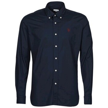 Vêtements Homme Chemises manches longues U.S Polo Assn. DIRK 52573 EH03 Bleu