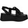 Chaussures Femme Sandales et Nu-pieds Gianmarco Sorelli 2954/OPAK Noir