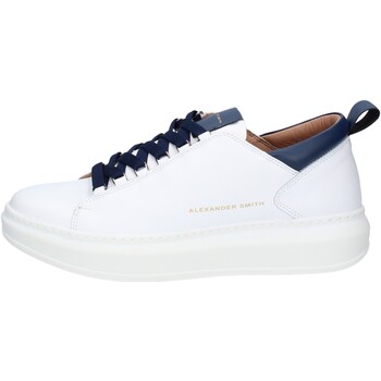 Chaussures Homme Baskets mode Alexander Smith  Blanc