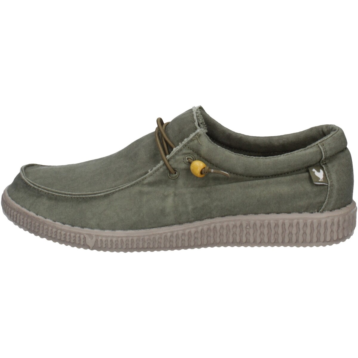 Chaussures Homme Slip ons Walk In Pitas WP150-W CANVAS Vert
