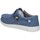 Chaussures Homme Slip ons Walk In Pitas WP150-WALLABY LINEN Bleu