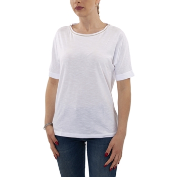 Vêtements Femme Débardeurs / T-shirts sans manche Geox  Blanc