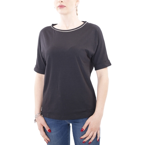 Vêtements Femme Débardeurs / T-shirts sans manche Geox W3510E-T2872 Noir