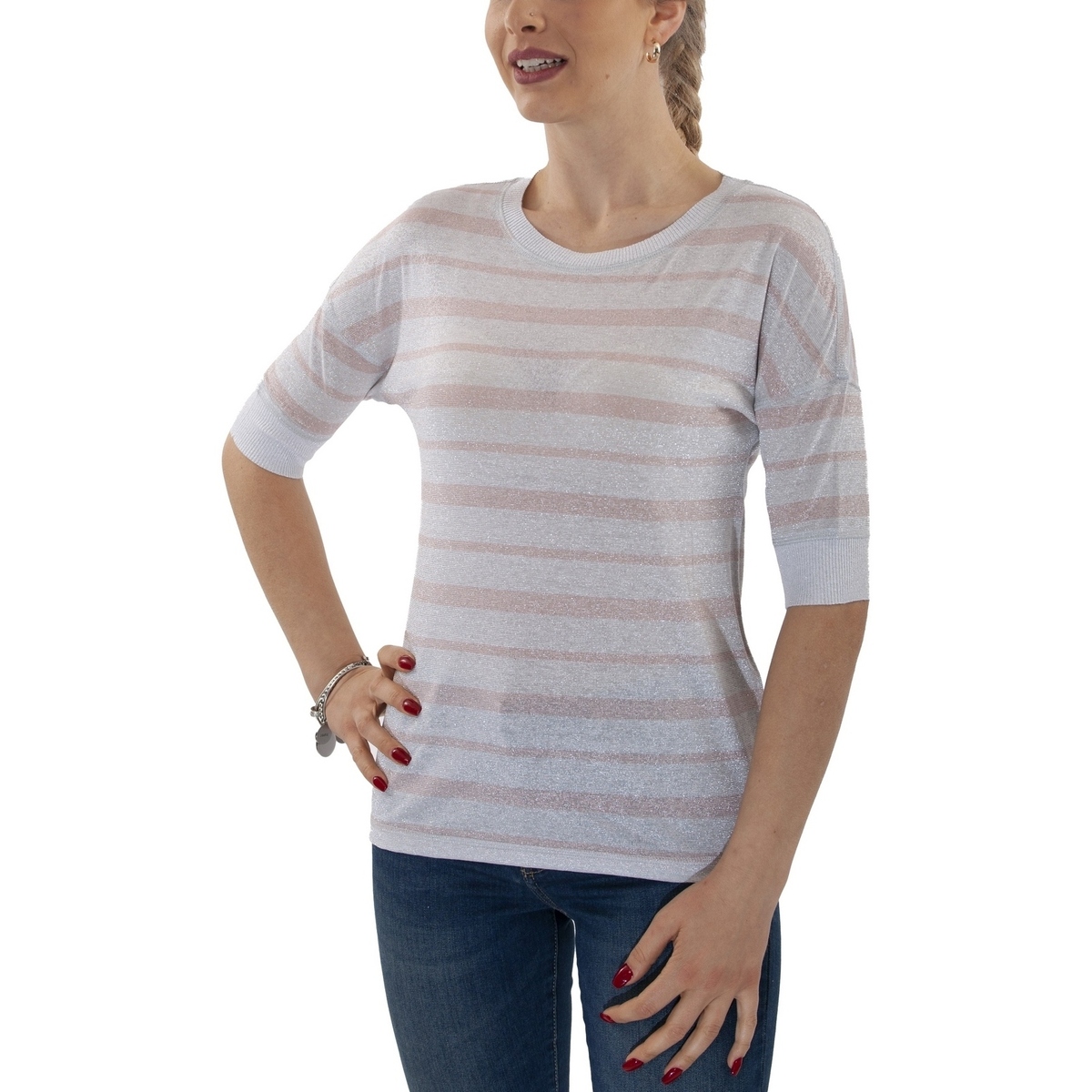 Vêtements Femme Débardeurs / T-shirts sans manche Geox W3510L-T3002 Rose