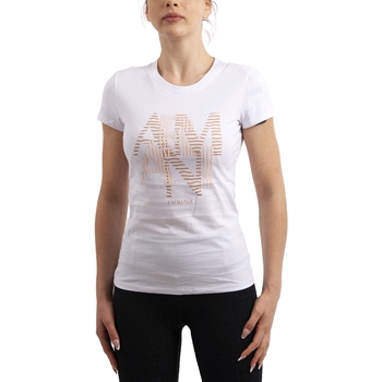 Vêtements Femme Débardeurs / T-shirts sans manche EAX 3RYTBV YJG3Z Blanc