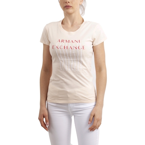 Vêtements Femme Débardeurs / T-shirts sans manche EAX 3RYTEW YJ8QZ Rose