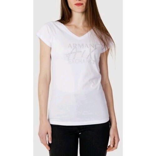 Vêtements Femme Débardeurs / T-shirts sans manche EAX 3RYTBX YJG3Z Blanc